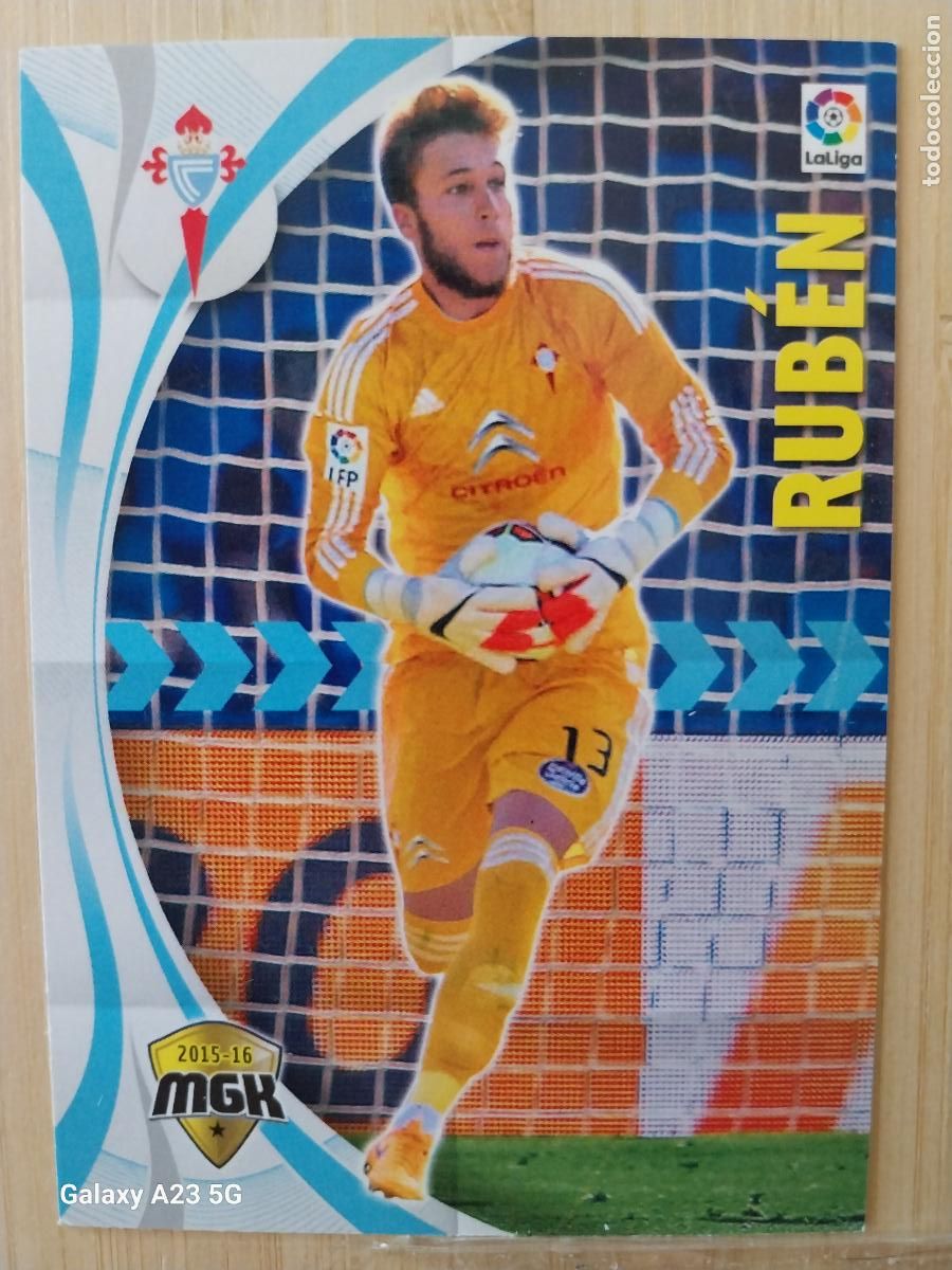 Cromos de f&uacute;tbol: RUBEN CELTA VIGO MGK PANINI 2015 15 16 CROMO 112 CARD ORIGINAL MEGACRACKS ***