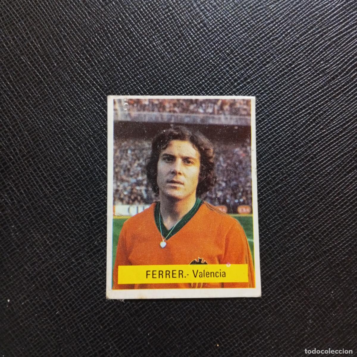 Cromos de f&uacute;tbol: FERRER VALENCIA FINI 1975 1976 CROMO FUTBOL LIGA 75 76 - DESPEGADO - A124 PG190