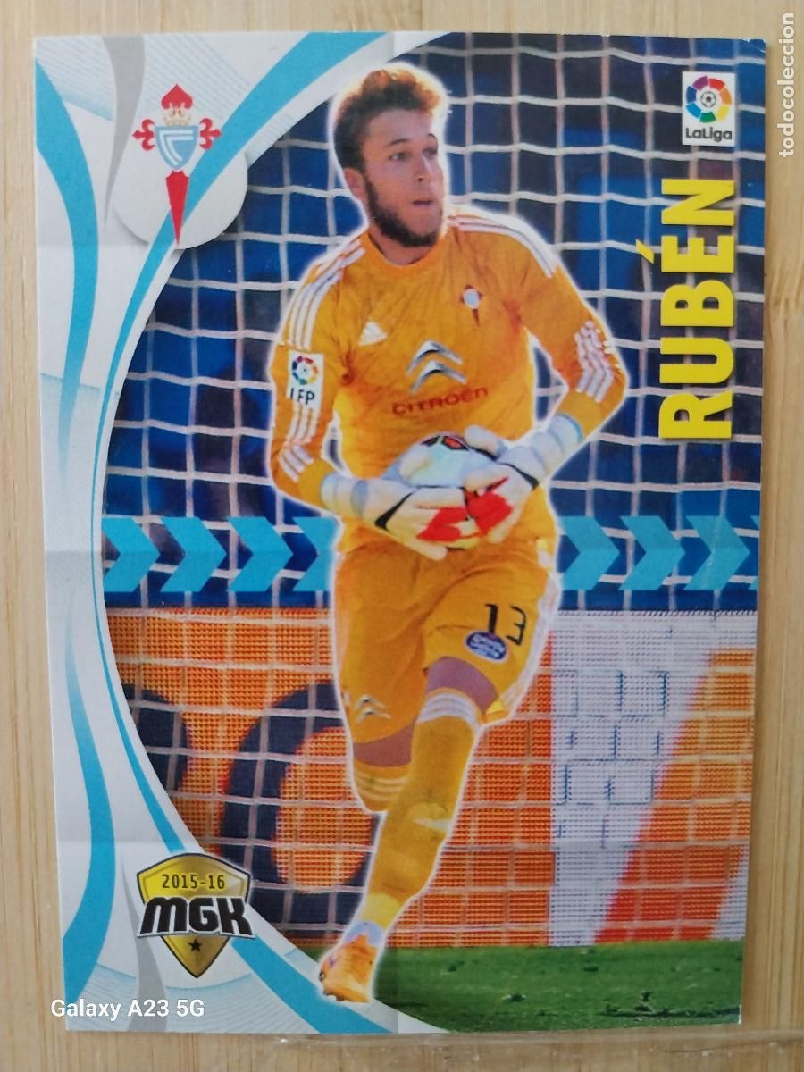 Cromos de f&uacute;tbol: RUBEN CELTA VIGO MGK PANINI 2015 15 16 CROMO 112 CARD ORIGINAL MEGACRACKS **