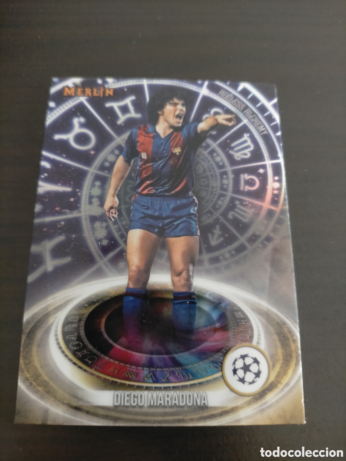 Cromos de f&uacute;tbol: Maradona topps ageless alchemy 2024 FC Barcelona argentina