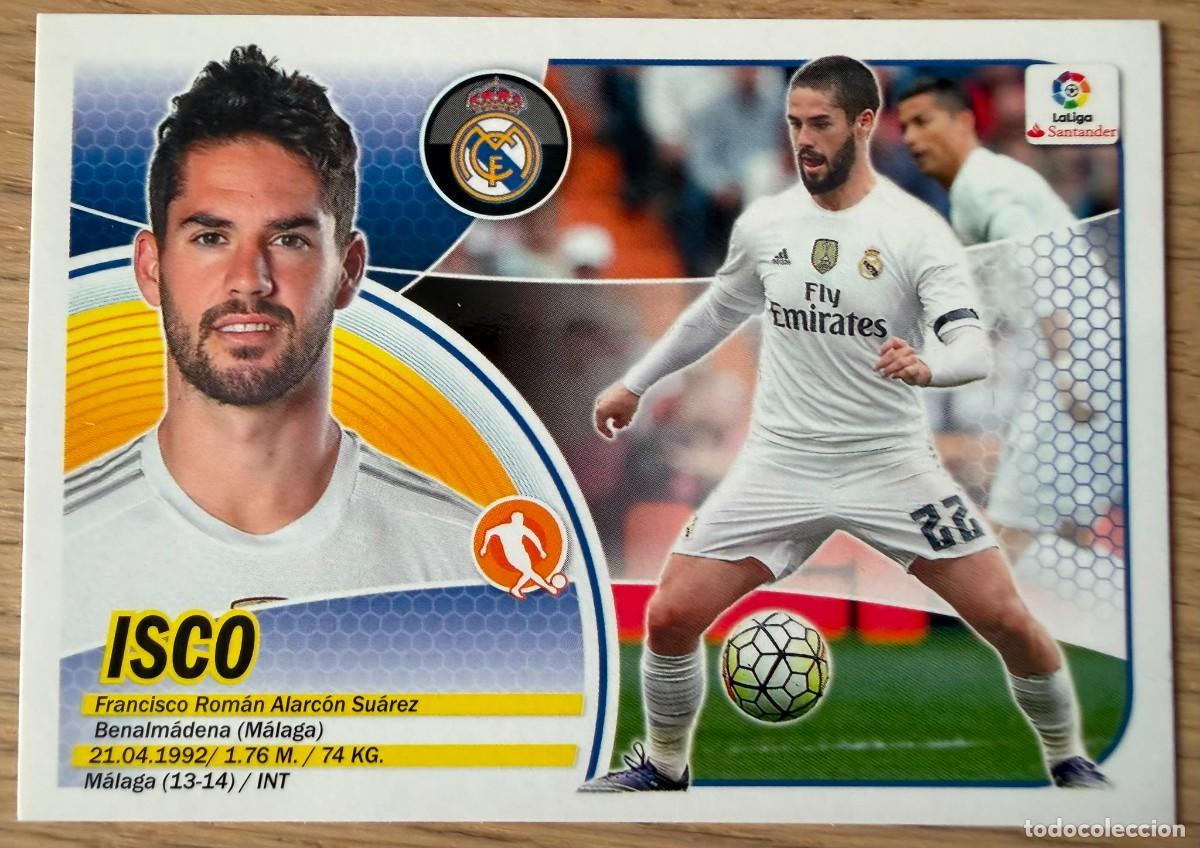 Cromos de f&uacute;tbol: 11A 11 A ISCO REAL MADRID 16 17 2016 2017 LIGA SANTANDER COLECCIONES ESTE SIN PEGAR STICKER