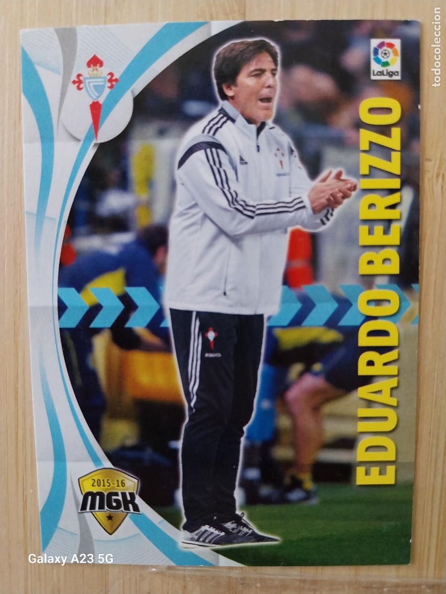 Cromos de f&uacute;tbol: EDUARDO BERIZZO VIGO MGK PANINI 2015 15 16 CROMO 110 CARD ORIGINAL MEGACRACKS ****