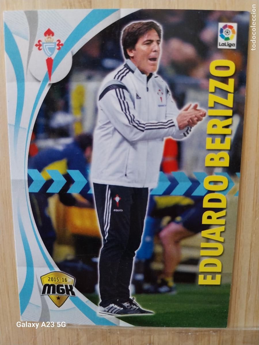Cromos de f&uacute;tbol: EDUARDO BERIZZO VIGO MGK PANINI 2015 15 16 CROMO 110 CARD ORIGINAL MEGACRACKS ***
