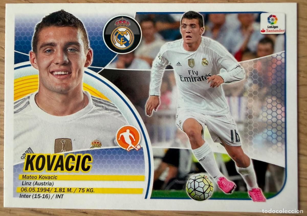 Cromos de f&uacute;tbol: 11B 11 B KOVACIC REAL MADRID 16 17 2016 2017 LIGA SANTANDER COLECCIONES ESTE SIN PEGAR STICKER