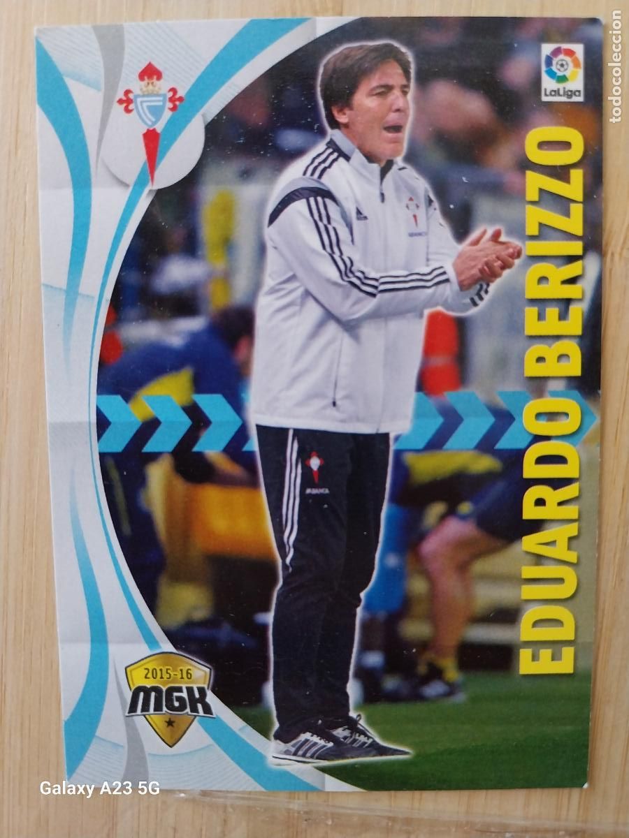 Cromos de f&uacute;tbol: EDUARDO BERIZZO VIGO MGK PANINI 2015 15 16 CROMO 110 CARD ORIGINAL MEGACRACKS **