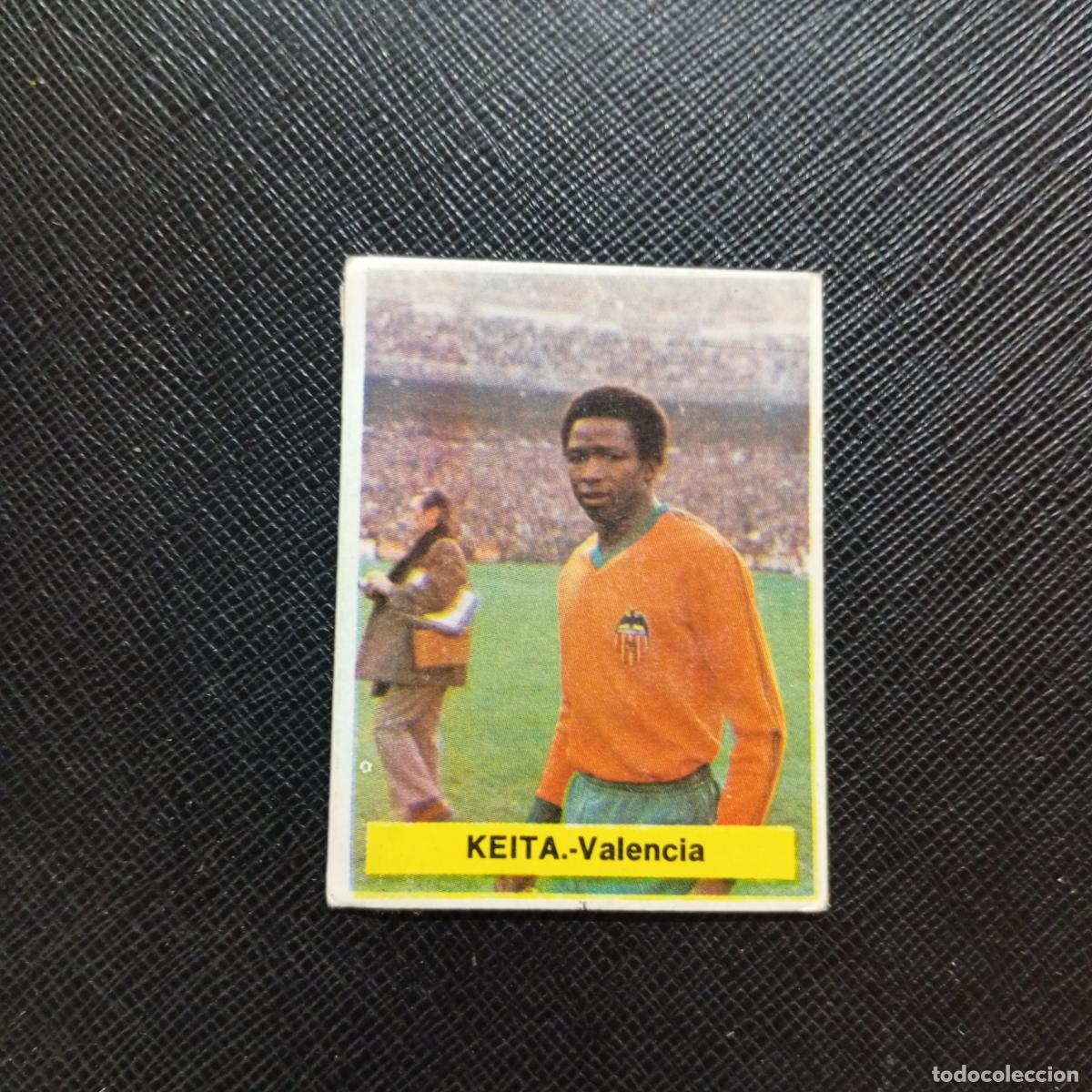 Cromos de f&uacute;tbol: KEITA VALENCIA FINI 1975 1976 CROMO FUTBOL LIGA 75 76 - DESPEGADO - A124 PG190