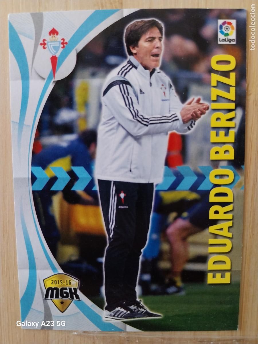 Cromos de f&uacute;tbol: EDUARDO BERIZZO VIGO MGK PANINI 2015 15 16 CROMO 110 CARD ORIGINAL MEGACRACKS *