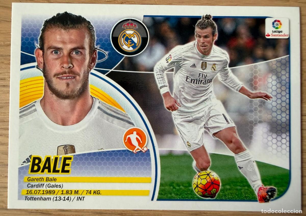 Cromos de f&uacute;tbol: 12 BALE REAL MADRID 16 17 2016 2017 LIGA SANTANDER COLECCIONES ESTE SIN PEGAR STICKER