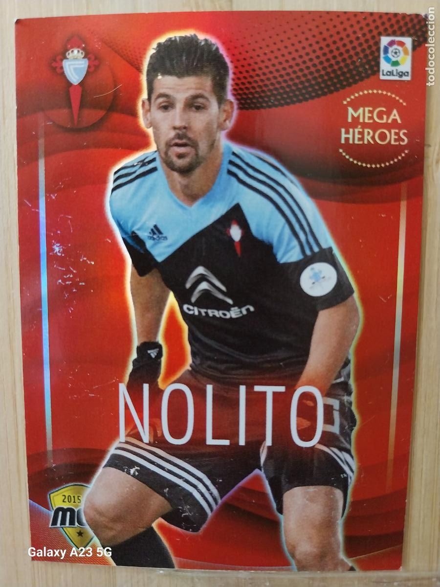 Cromos de f&uacute;tbol: NOLITO HEROES VIGO MGK PANINI 2015 15 16 CROMO 134 CARD ORIGINAL MEGACRACKS *
