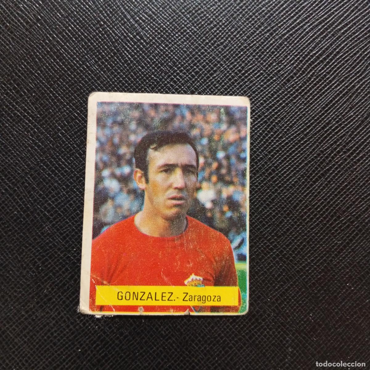 Cromos de f&uacute;tbol: GONZALEZ ZARAGOZA FINI 1975 1976 CROMO FUTBOL LIGA 75 76 - DESPEGADO - A124 PG199