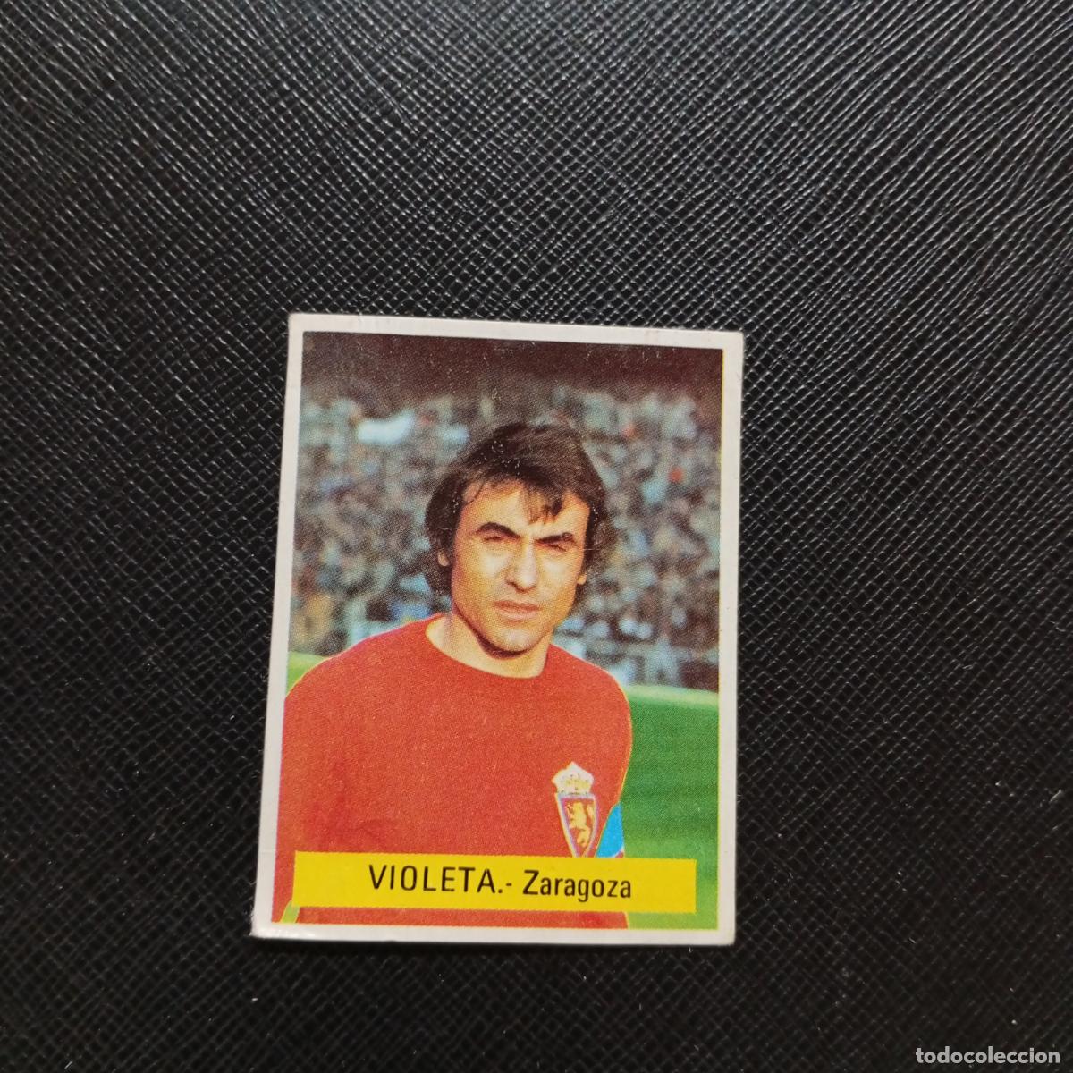 Cromos de f&uacute;tbol: VIOLETA ZARAGOZA FINI 1975 1976 CROMO FUTBOL LIGA 75 76 - DESPEGADO - A124 PG199