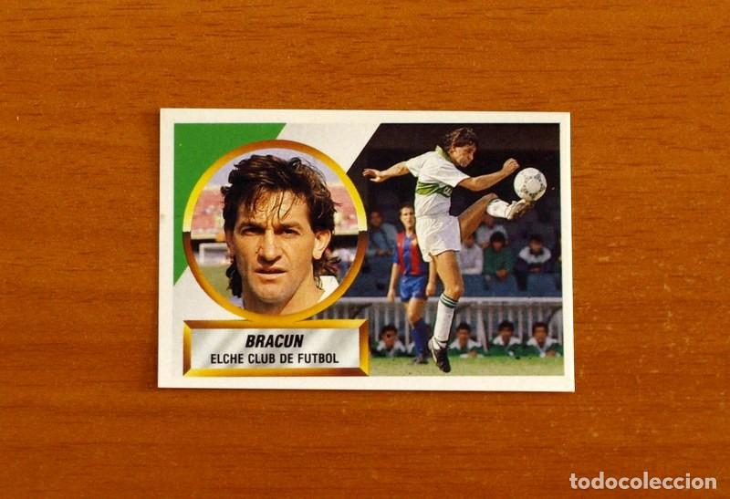 Cromos de f&uacute;tbol: Elche - Bracun - N&ordm; 12 - Ediciones Este Liga 1988-1989, 88-89 - Nunca pegado