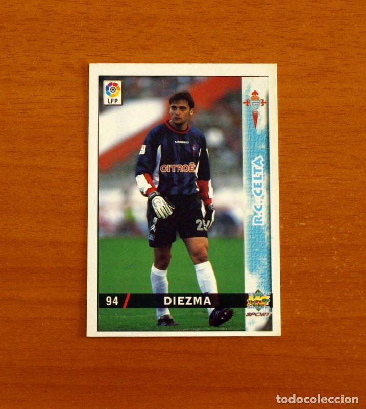 Cromos de f&uacute;tbol: Celta de Vigo - N&ordm; 94 Diezma - Baja - Mundicromo Las Fichas de la Liga 1998-1999-98-99