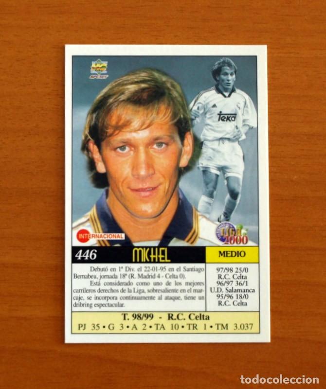 Cromos de f&uacute;tbol: Real Madrid - N&ordm; 446, Michel Salgado -&Uacute;ltima Hora -Las Fichas de la Liga Mundicromo 1999-2000, 99-00