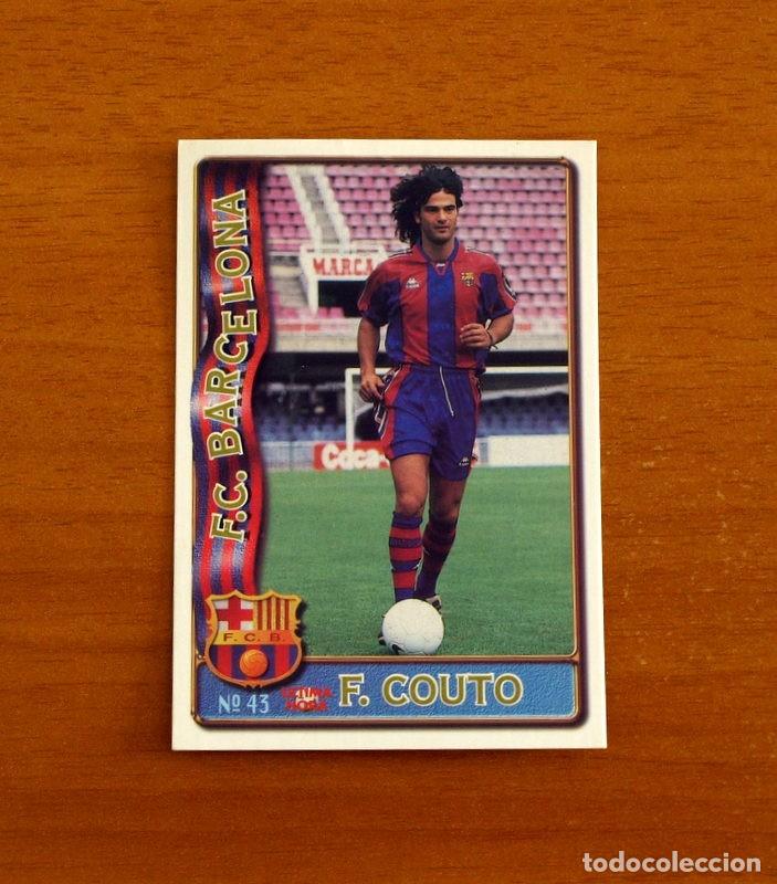 Cromos de f&uacute;tbol: Barcelona -N&ordm; 43 F. Couto-&Uacute;ltima Hora -Mundicromo Las Fichas de la Liga de F&uacute;tbol 1996-1997-96-97