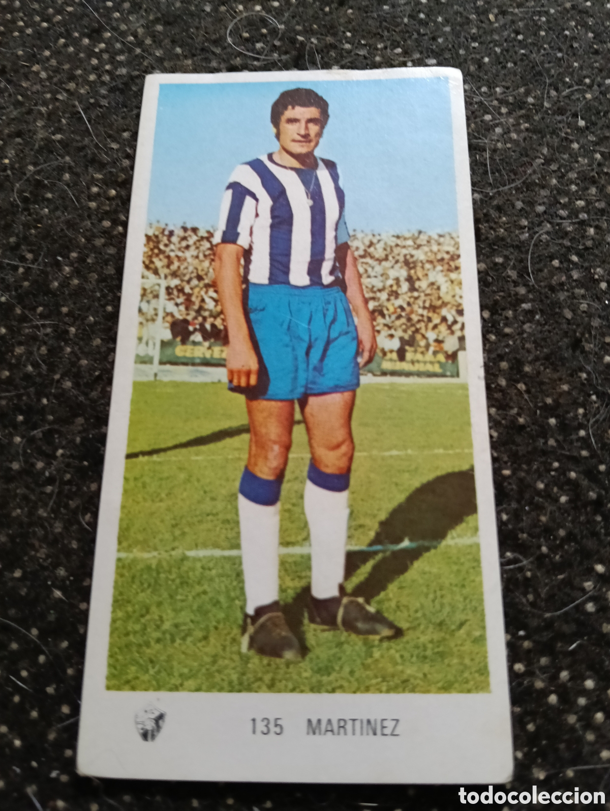 Cromos de f&uacute;tbol: N&deg; 135 Mart&iacute;nez M&aacute;laga Ruiz Romero 1971-1972. 71-72. Nunca pegado