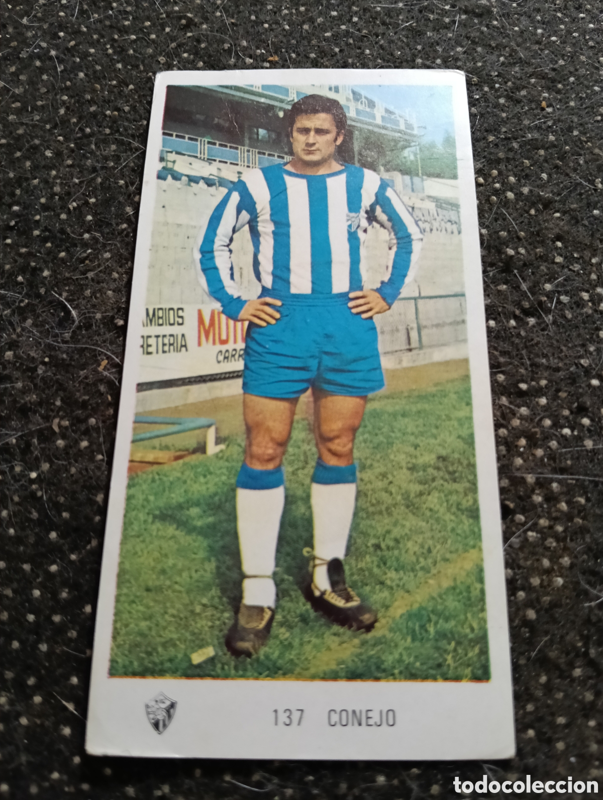 Cromos de f&uacute;tbol: N&deg; 137 Conejo M&aacute;laga Ruiz Romero 1971-1972. 71-72. Nunca pegado