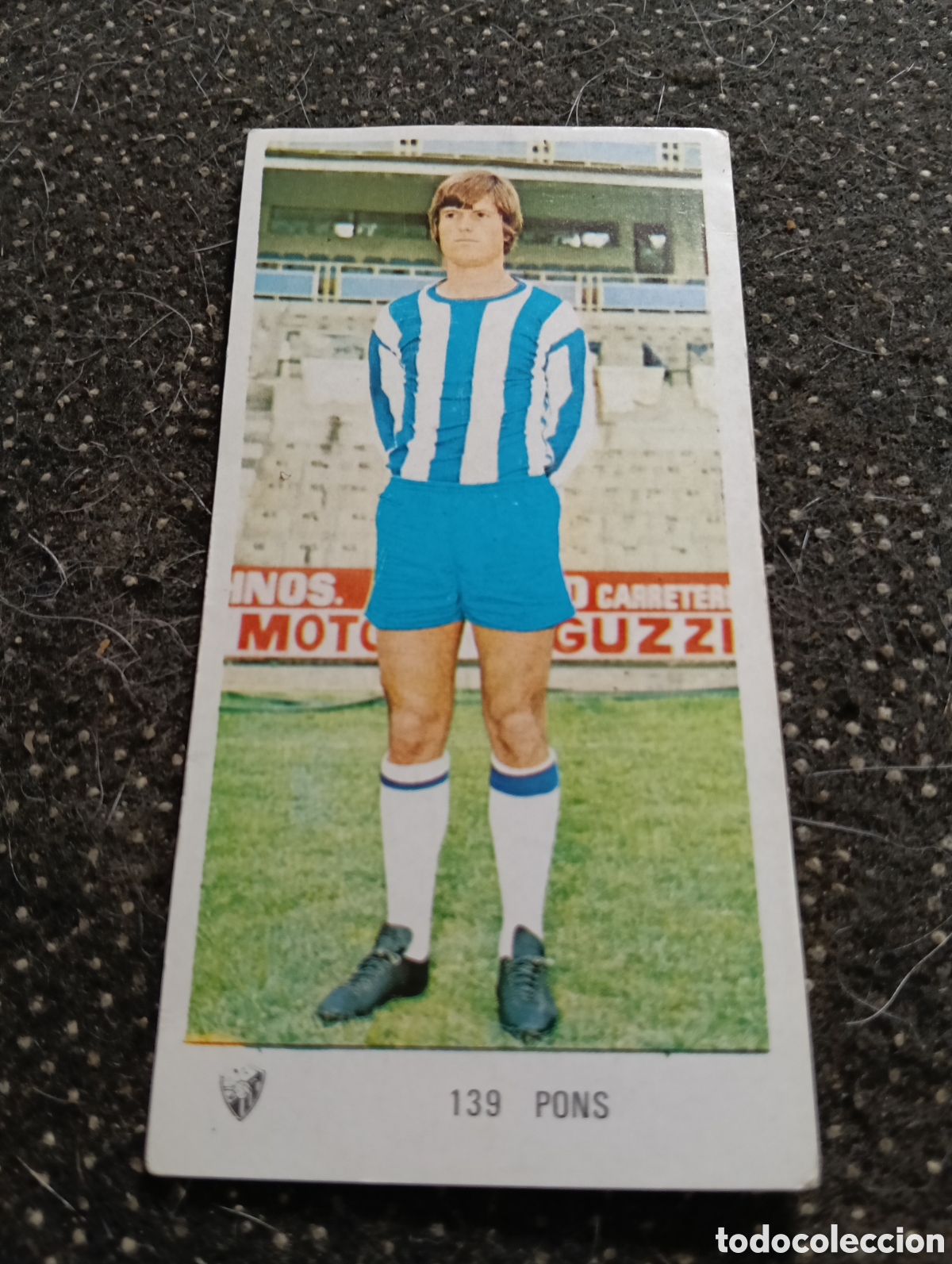 Cartes &agrave; collectionner de Football: N&deg; 139 Pons M&aacute;laga Ruiz Romero 1971-1972. 71-72. Nunca pegado