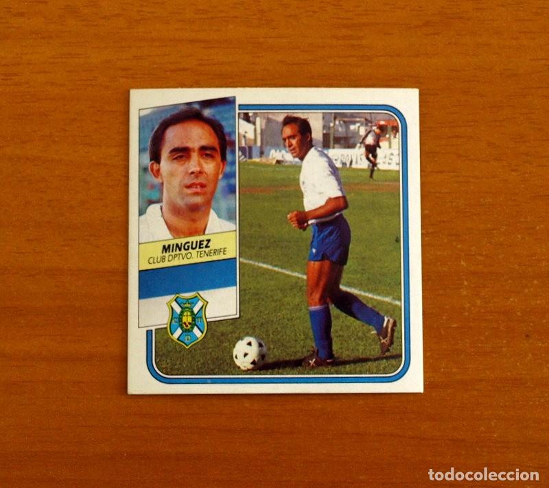 Cartes &agrave; collectionner de Football: Tenerife - Minguez - BAJA - Ediciones Este Liga 1989-1990, 89-90 - Nunca pegado