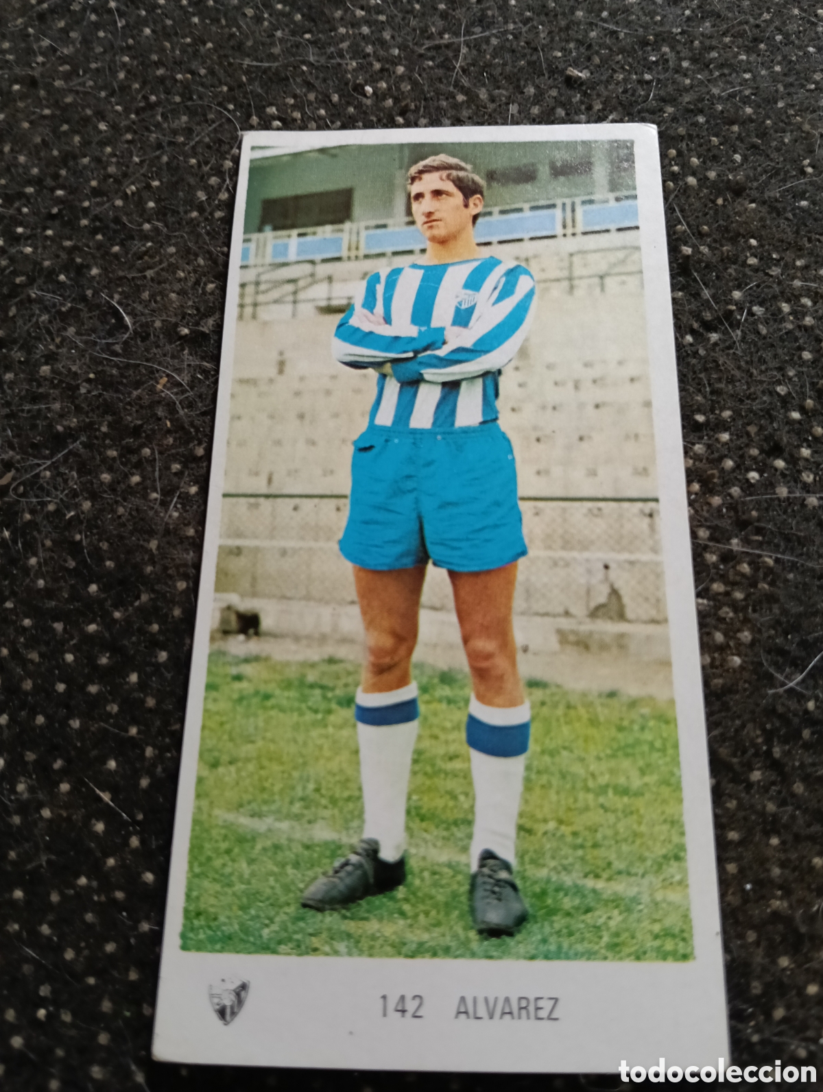 Cromos de f&uacute;tbol: N&deg; 142 &Aacute;lvarez M&aacute;laga Ruiz Romero 1971-1972. 71-72. Nunca pegado