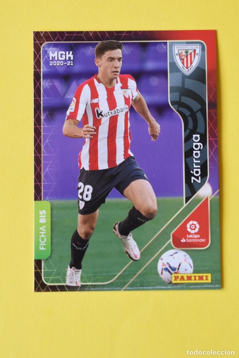 Cromos de f&uacute;tbol: Cromo Megacracks. 2020 2021. 20 21. Ficha BIS. Z&aacute;rraga. Athletic de Bilbao. N. &ordm; 33 BIS. Panini