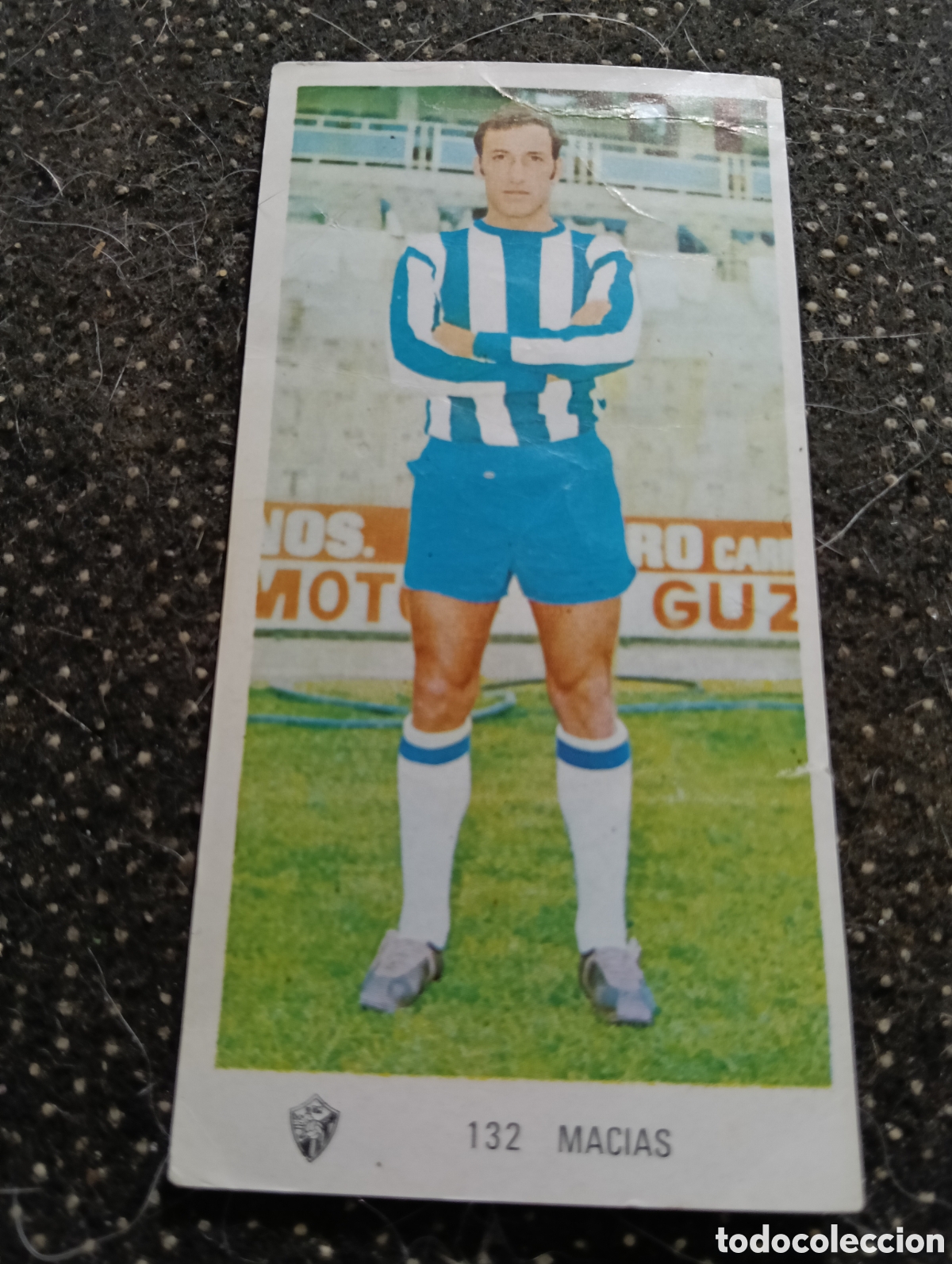 Cromos de f&uacute;tbol: N&deg; 132 Macias M&aacute;laga Ruiz Romero 1971-1972. 71-72. Nunca pegado