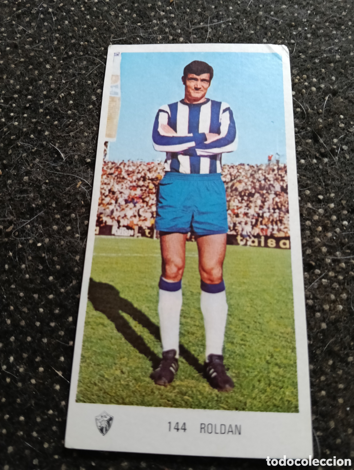 Cromos de f&uacute;tbol: N&deg; 144 Roldan M&aacute;laga Ruiz Romero 1971-1972. 71-72. Nunca pegado