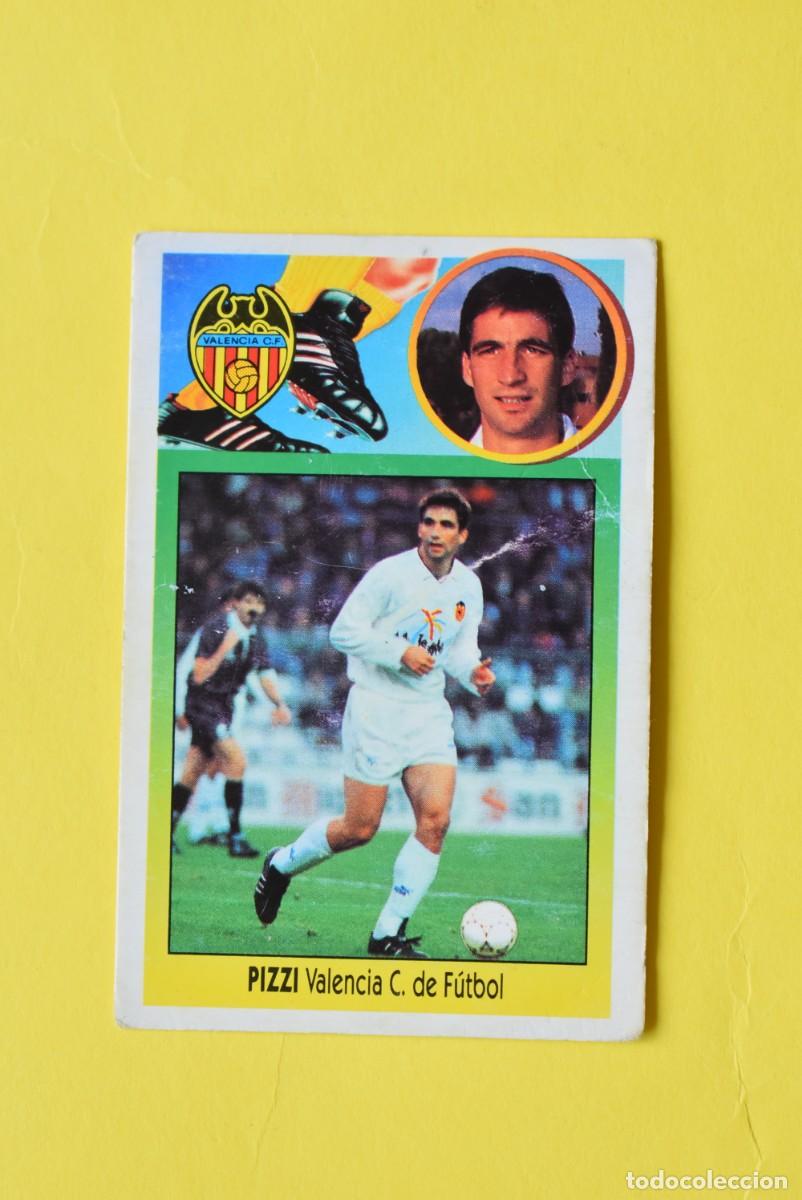 Cromos de f&uacute;tbol: Cromo Liga 1993 1994. 93 94. 1 &ordf; Divisi&oacute;n. Pizzi. Valencia. Ediciones ESTE. Recuperado
