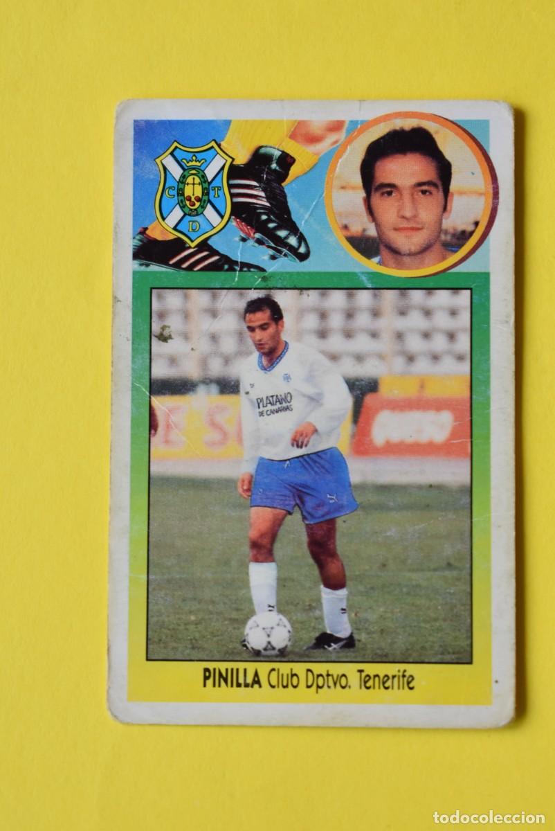 Cromos de f&uacute;tbol: Cromo Liga 1993 1994. 93 94. 1 &ordf; Divisi&oacute;n. Pinilla. Tenerife. Ediciones ESTE. Recuperado