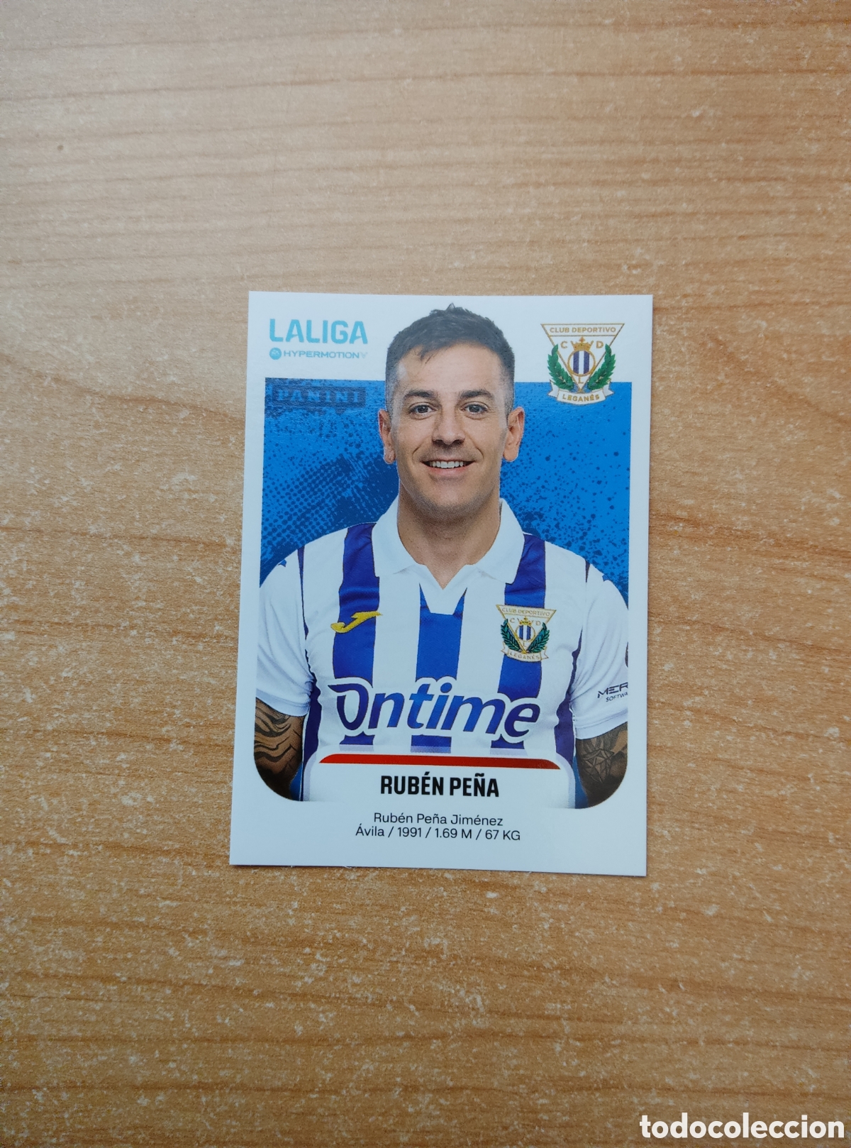 Cromos de f&uacute;tbol: 272 RUBEN PE&Ntilde;A LEGANES LIGA HYPERMOTION 2025 2026