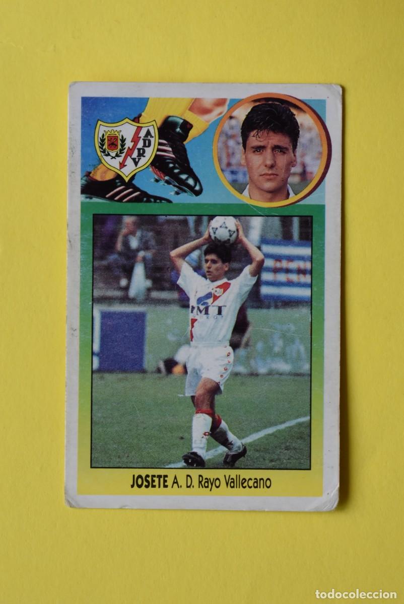 Cromos de f&uacute;tbol: Cromo Liga 1993 1994. 93 94. 1 &ordf; Divisi&oacute;n. Josete. Rayo Vallecano. Ediciones ESTE. Recuperado