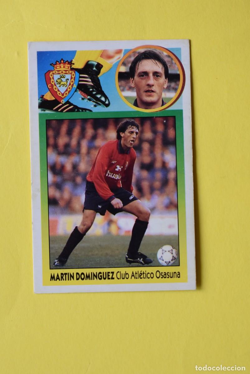 Fu&szlig;ball-Sticker: Cromo Liga 1993 1994. 93 94. 1 &ordf; Divisi&oacute;n. Mart&iacute;n Dom&iacute;nguez. Osasuna. Ediciones ESTE. Recuperado
