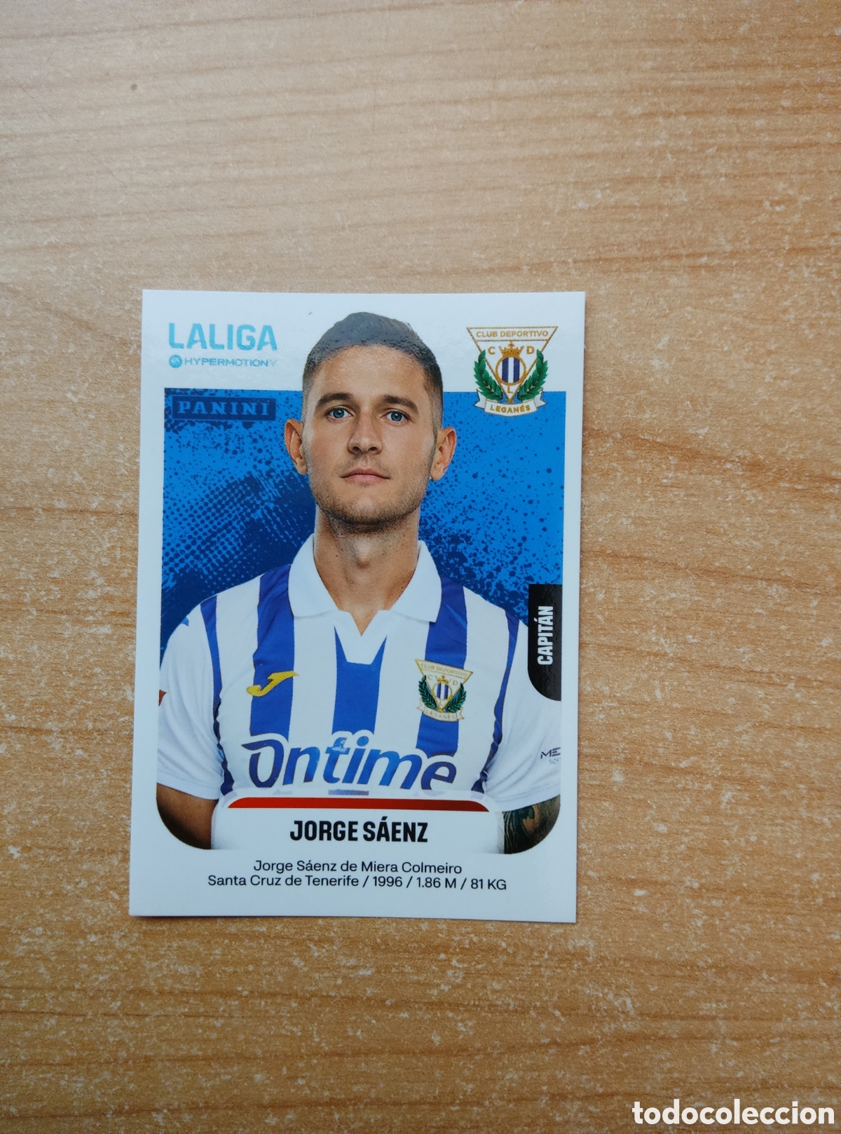 Football Stickers: 275 JORGE SAENZ LEGANES LIGA HYPERMOTION 2025 2026