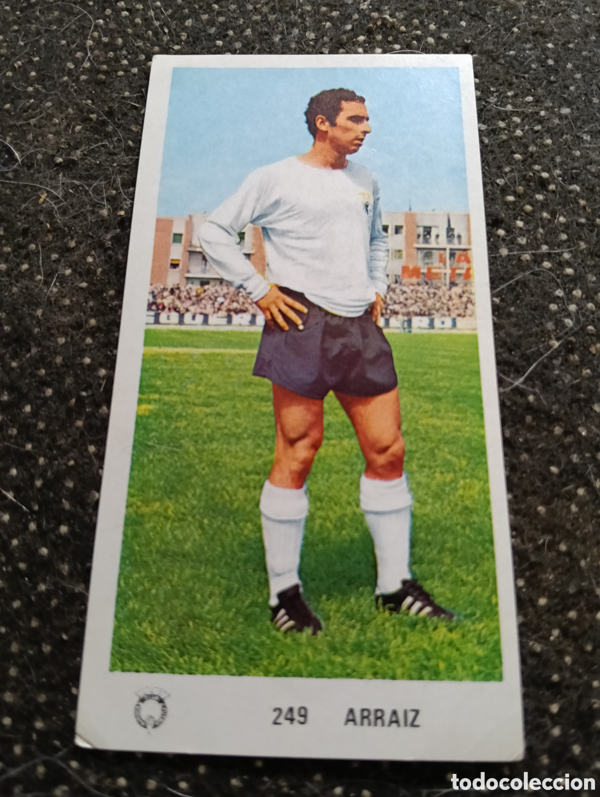 Cromos de f&uacute;tbol: N&deg; 249 Arraiz Burgos Ruiz Romero 1971-1972. 71-72. Nunca pegado