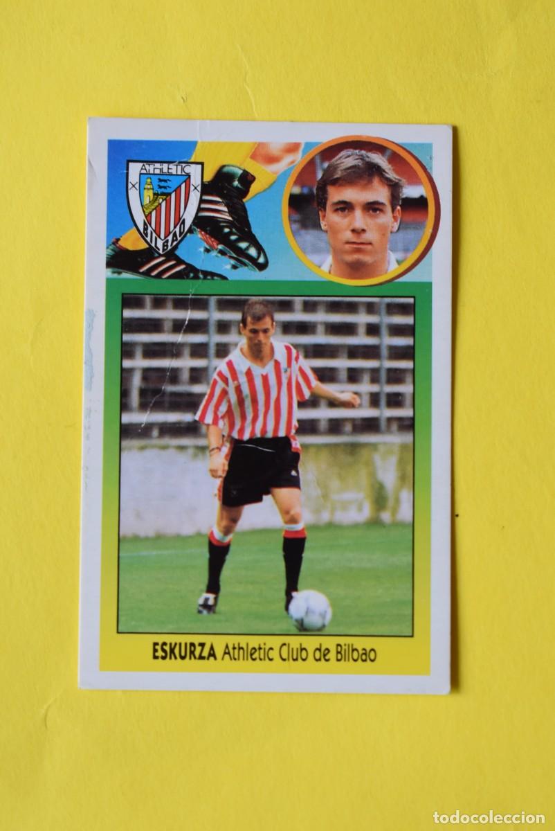Cromos de f&uacute;tbol: Cromo Liga 1993 1994. 93 94. 1 &ordf; Divisi&oacute;n. Eskurza. Athletic de Bilbao. Ediciones ESTE. Recuperado