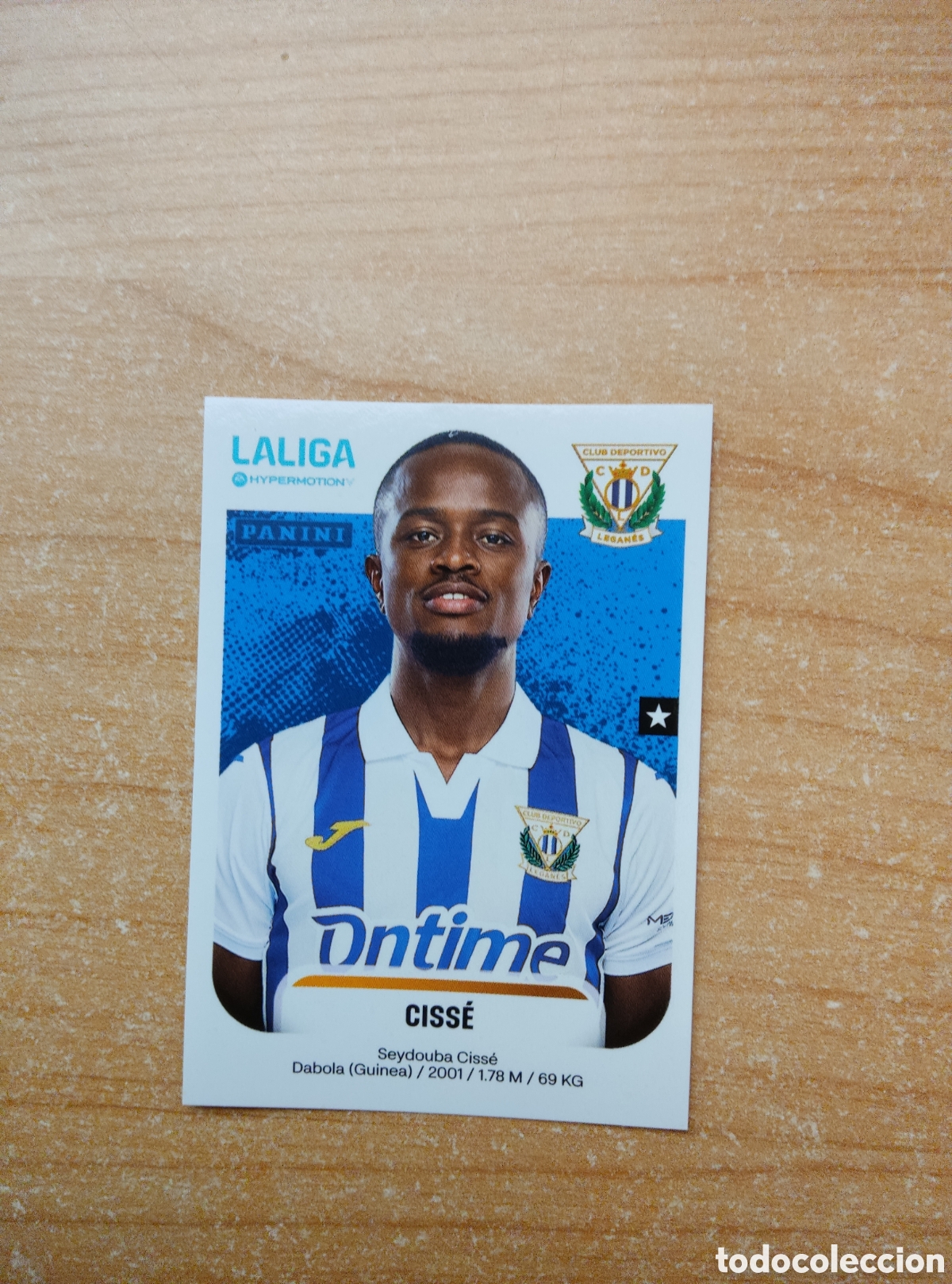 Cromos de f&uacute;tbol: 278 CISSE LEGANES LIGA HYPERMOTION 2025 2026