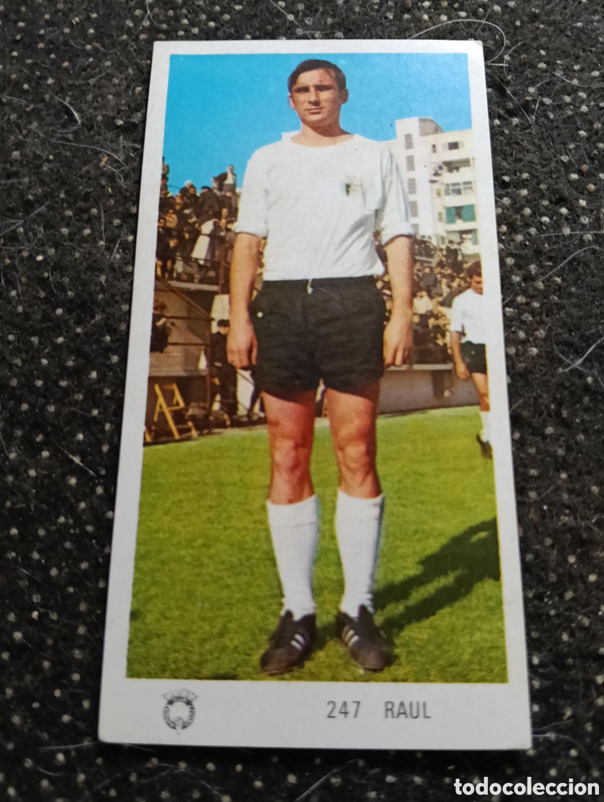 Football Stickers: N&deg; 247 Ra&uacute;l Burgos Ruiz Romero 1971-1972. 71-72. Nunca pegado