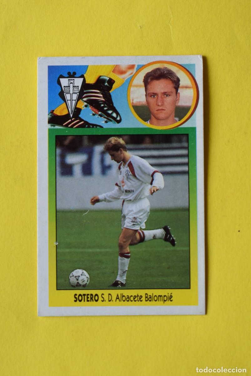 Cromos de f&uacute;tbol: Cromo Liga 1993 1994. 93 94. 1 &ordf; Divisi&oacute;n. Sotero. Albacete. Ediciones ESTE. Recuperado