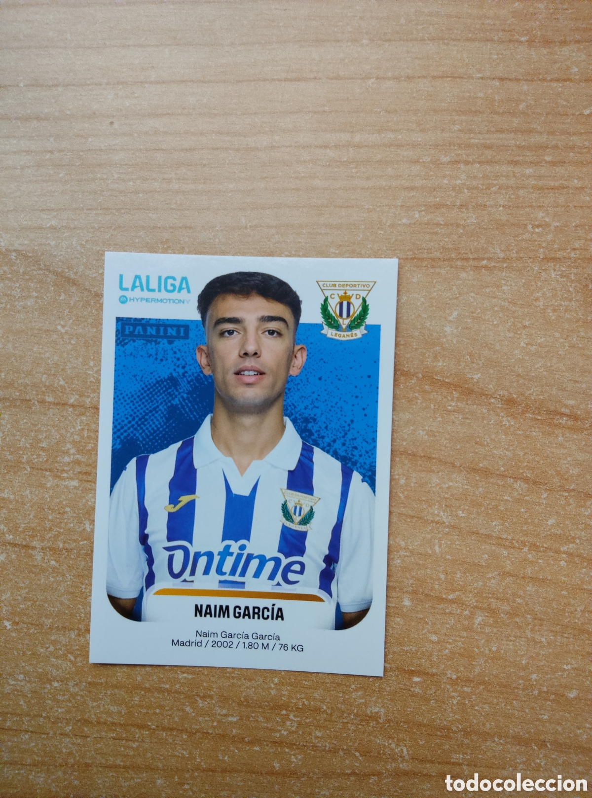 Cromos de f&uacute;tbol: 281 NAIM GARCIA LEGANES LIGA HYPERMOTION 2025 2026