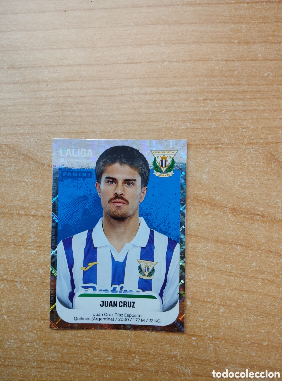 Cromos de f&uacute;tbol: 282 JUAN CRUZ LEGANES LIGA HYPERMOTION 2025 2026