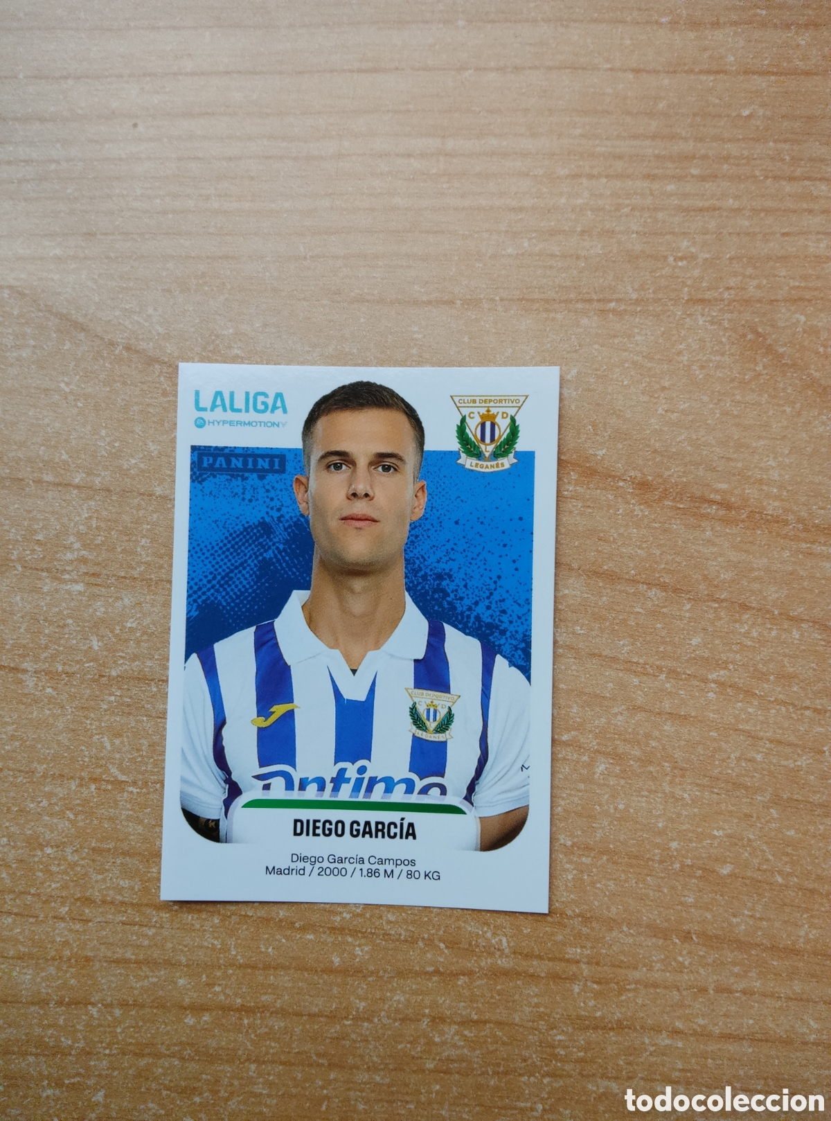 Cromos de f&uacute;tbol: 286 DIEGO GARCIA LEGANES LIGA HYPERMOTION 2025 2026