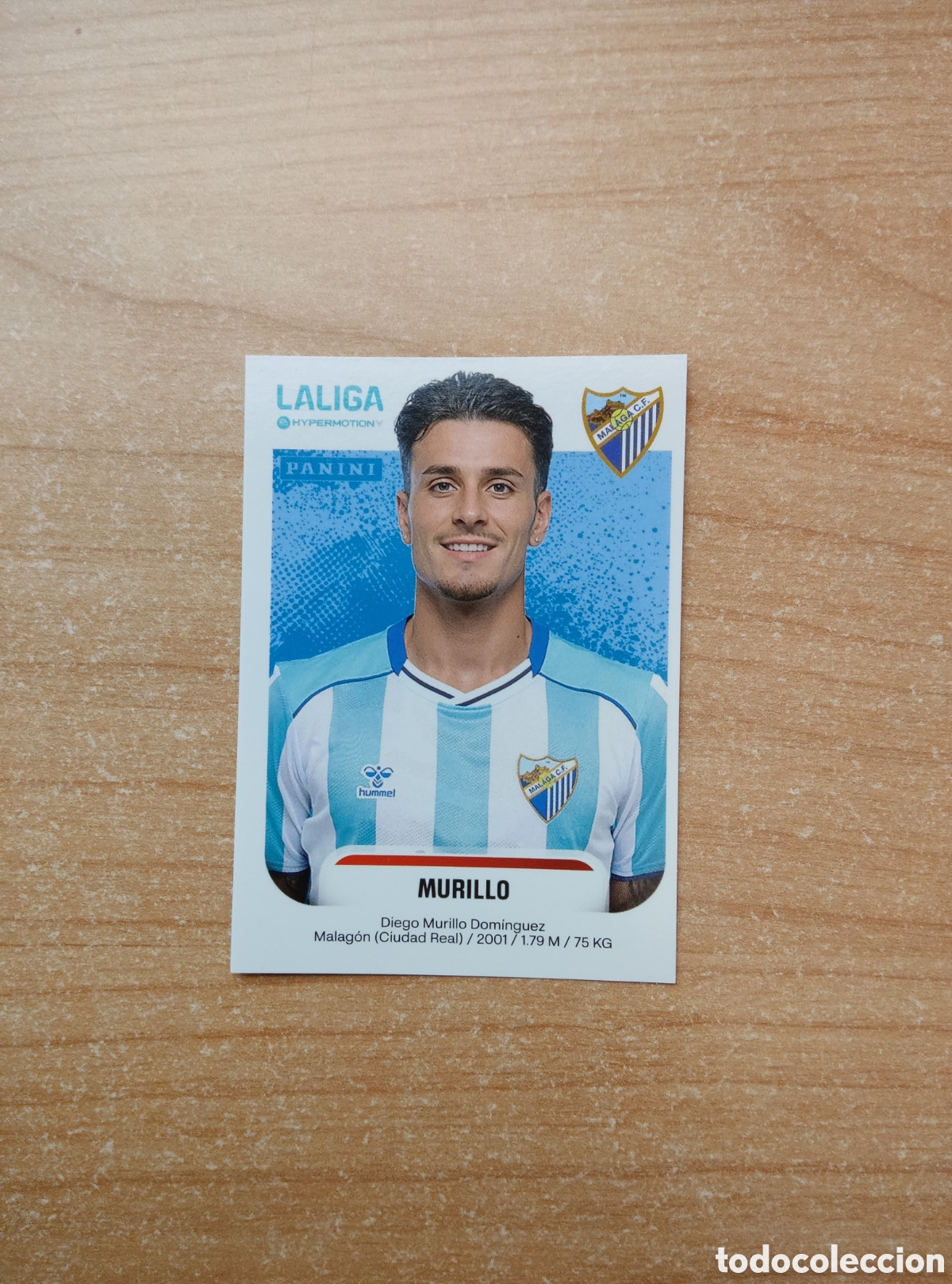 Cromos de f&uacute;tbol: 292 DIEGO MURILLO MALAGA LIGA HYPERMOTION 2025 2026