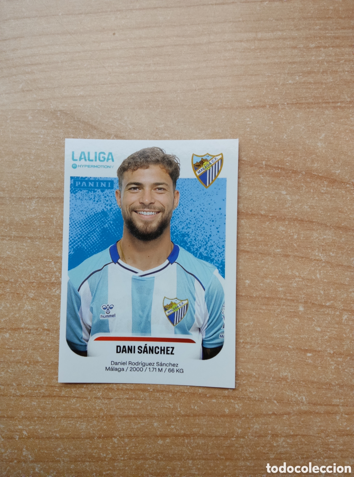 Cromos de Futebol: 294 DANI SANCHEZ MALAGA LIGA HYPERMOTION 2025 2026