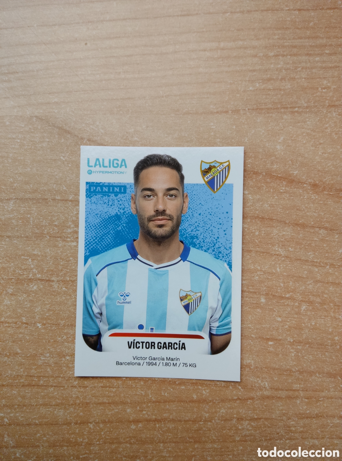 Cromos de Futebol: 295 VICTOR GARCIA MALAGA LIGA HYPERMOTION 2025 2026