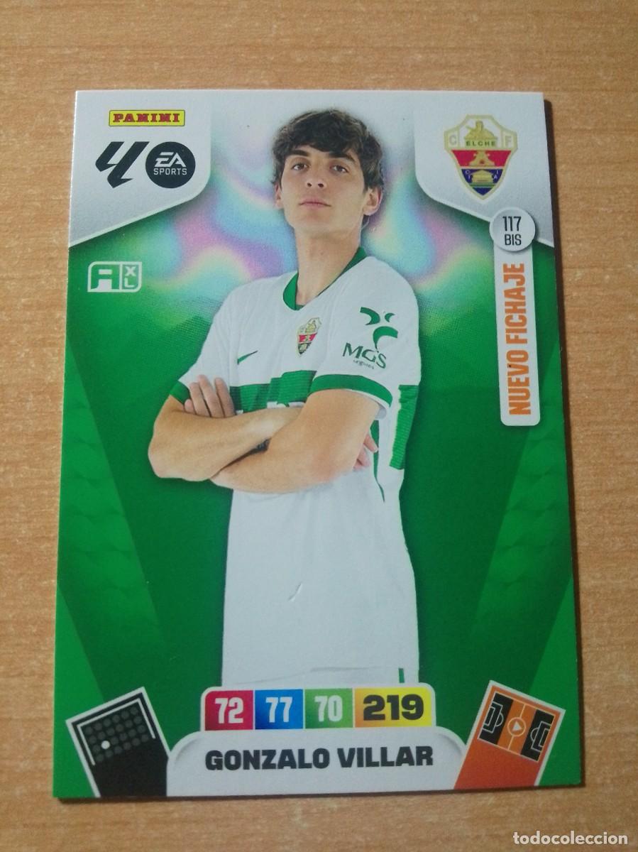 Figurine di Calcio: 117 BIS GONZALO VILLAR NUEVO FICHAJE DEL ELCHE 25 26 ADRENALYN XL 2025 2026