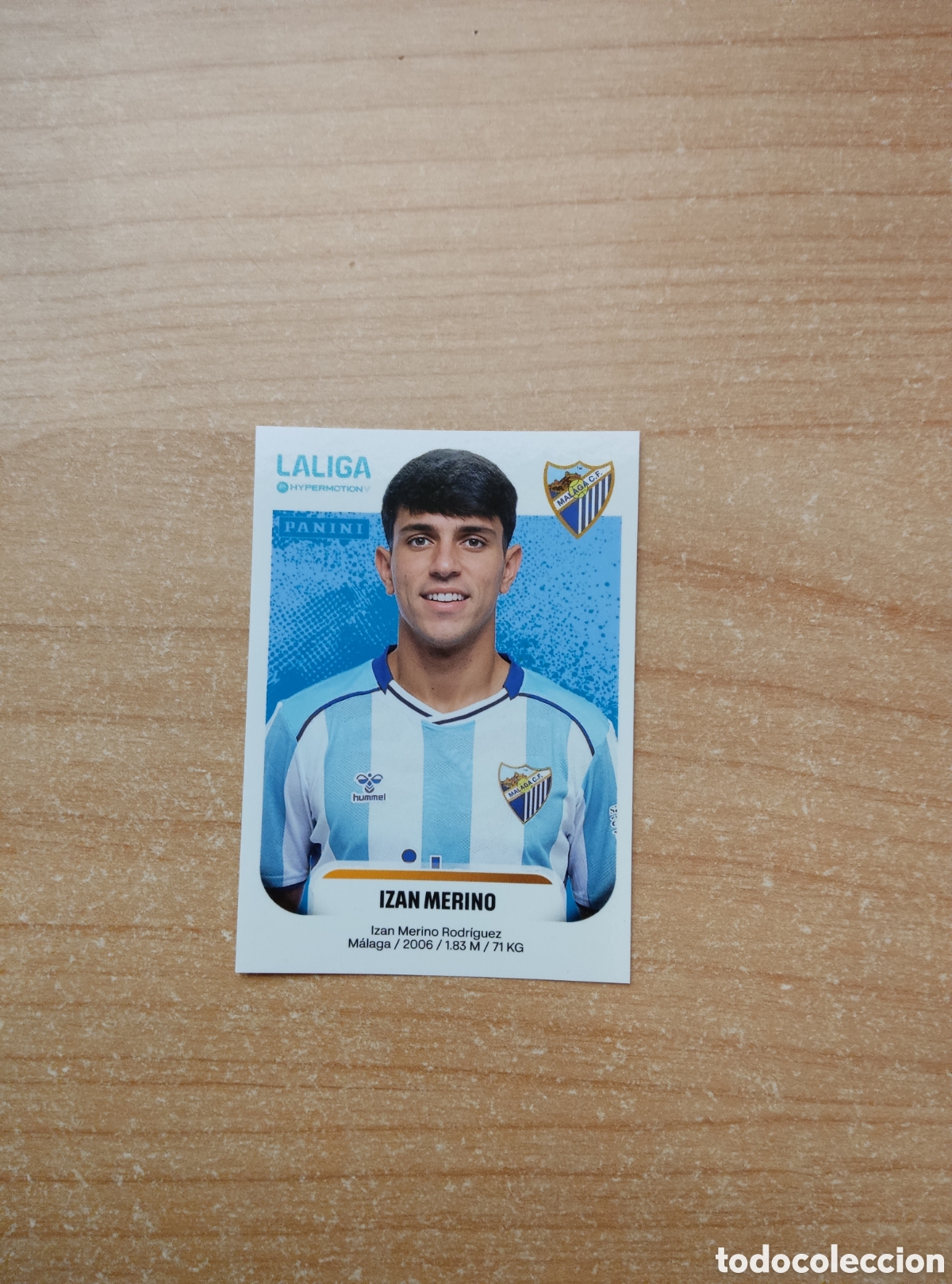Figurine di Calcio: 298 IZAN MERINO MALAGA LIGA HYPERMOTION 2025 2026