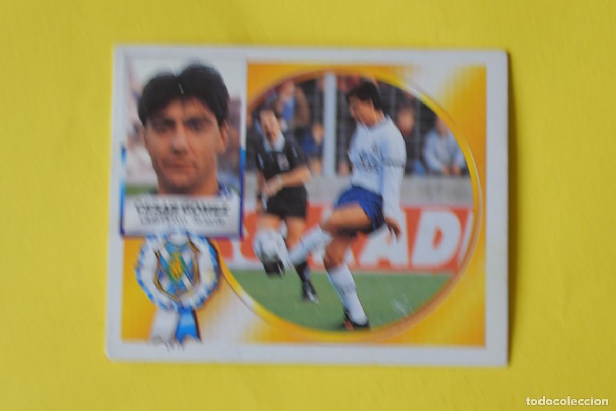 Figurine di Calcio: Cromo Liga 1994 1995. 94 95. 1 &ordf; Divisi&oacute;n. C&eacute;sar G&oacute;mez. Tenerife. Ediciones ESTE. Sin pegar