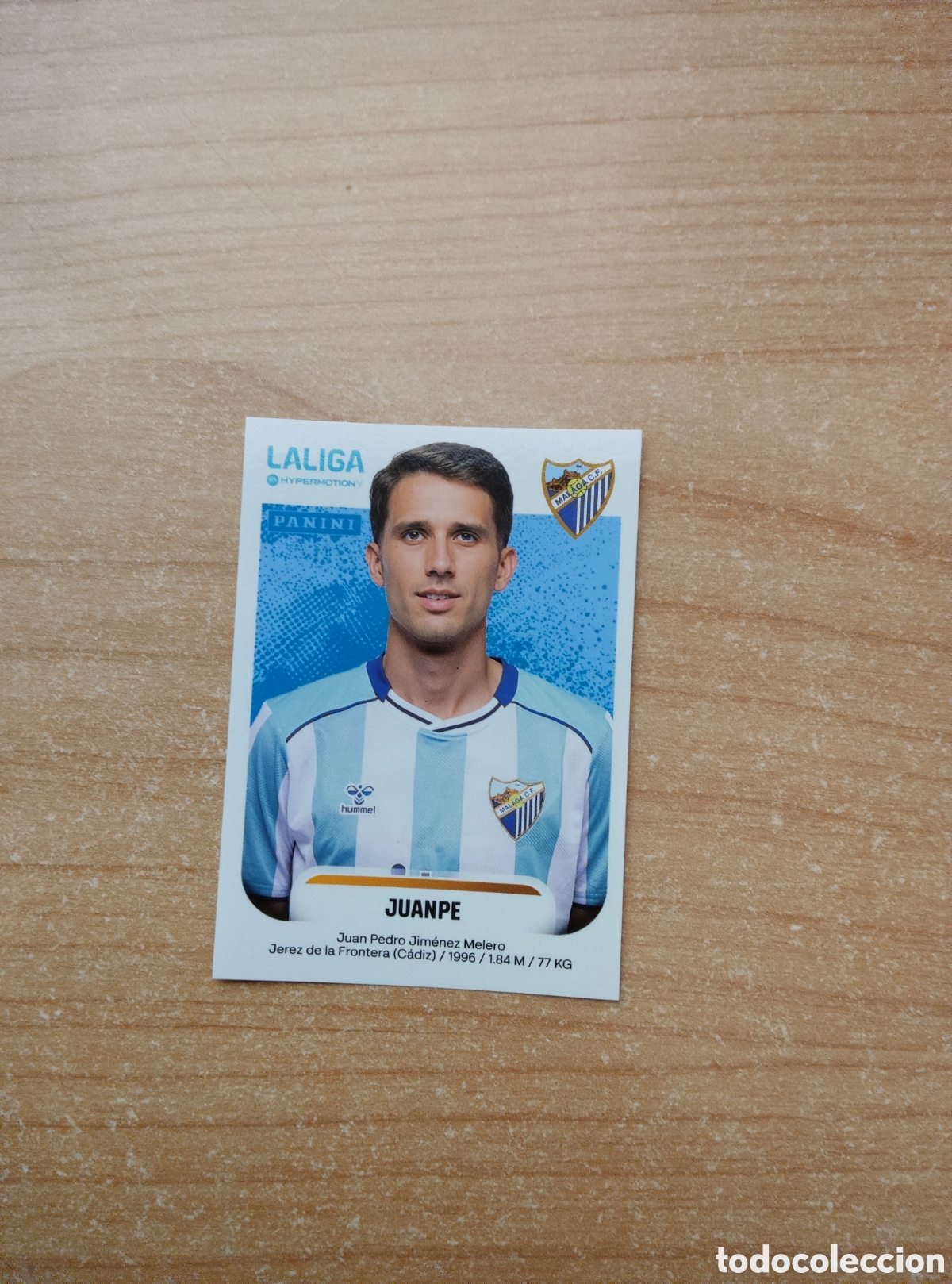 Figurine di Calcio: 299B JUANPE MALAGA LIGA HYPERMOTION 2025 2026