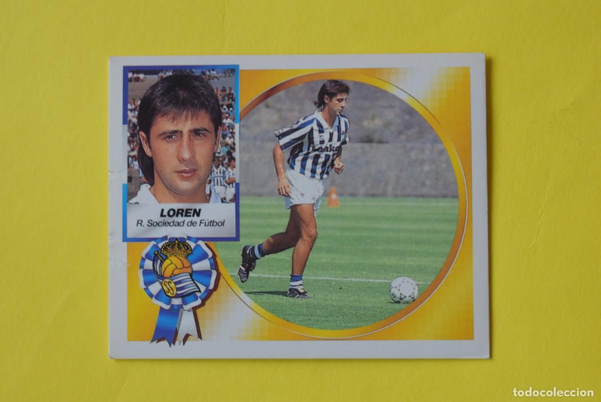 Figurine di Calcio: Cromo Liga 1994 1995. 94 95. 1 &ordf; Divisi&oacute;n. Loren. Real Sociedad. Ediciones ESTE. Sin pegar
