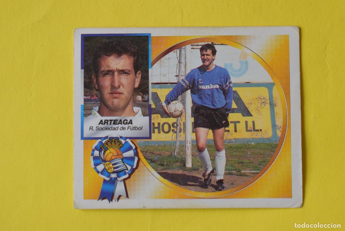 Figurine di Calcio: Cromo Liga 1994 1995. 94 95. 1 &ordf; Divisi&oacute;n. Artega. Real Sociedad. Ediciones ESTE. Sin pegar